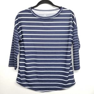 Made for Life Blue Stripe Top PM